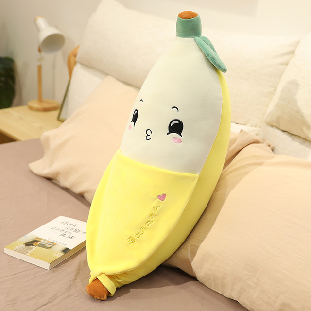 Banana Kawaii Stuffed Plush Pillow – Goodlifebean