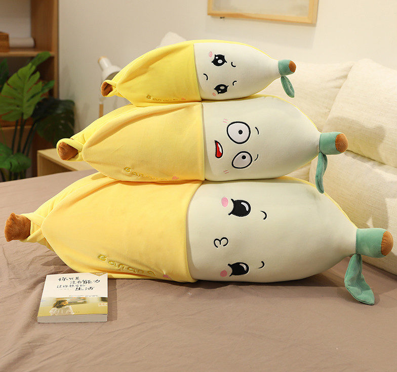 Banana Plushie: Emoji Banana Stuffed Kawaii Plush Toy • Cute Plushies –